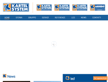 Tablet Screenshot of kartelsystem.it